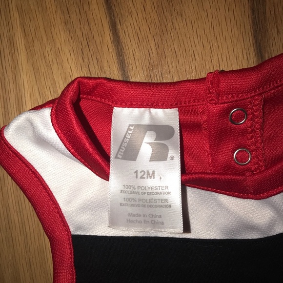 12 month Nebraska football cheer uniform - Picture 2 of 6